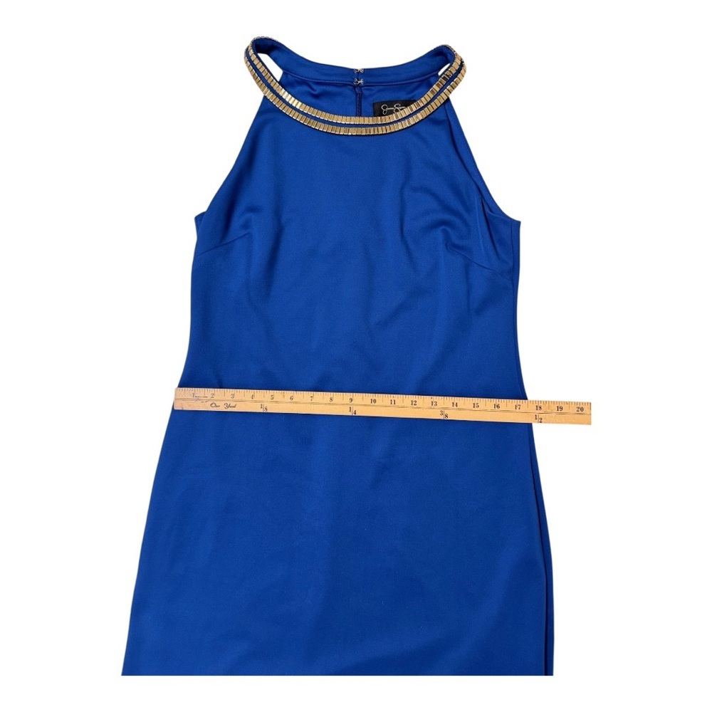 Jessica Simpson Royal Blue Cocktail
Dress with Gold trim Size 8 - Picture 4 of 5
